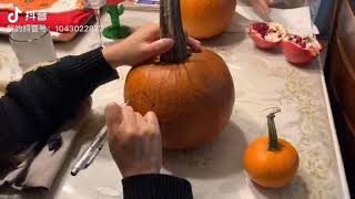 pumpkin carving南瓜灯制作