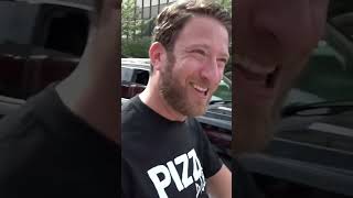 First Ever Dave Portnoy Walk By Pizza Review