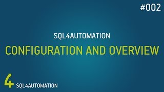 SQL4automation - Configuration and Overview