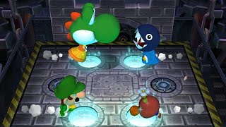 Mario Party 9 Mod - Minigames - Yoshi Vs Chain Chomp Vs Luigi Vs Wiggler #Marioparty9Mod