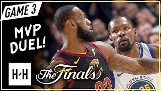 LeBron James vs Kevin Durant EPIC Game 3 Duel Highlights (2018 NBA Finals) - KD CLUTCH SHOT!