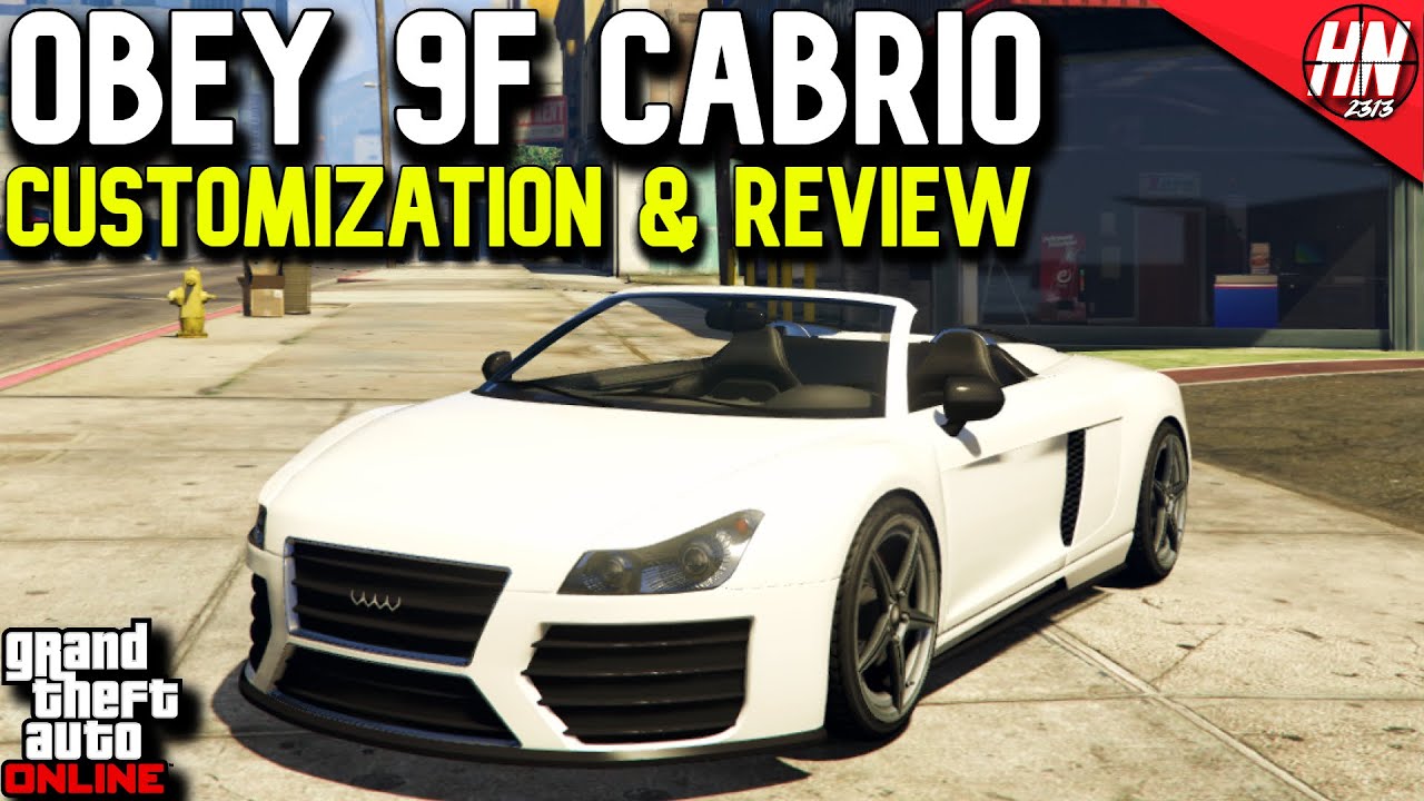 Obey 9f Cabrio Customization Review Gta Online Youtube