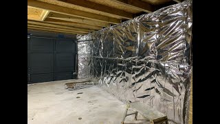 Garage build Video 1 - Multi foil insulation superfoil SF19+