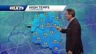 Cold weather continues, snow chance on Friday