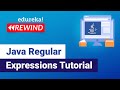 Java Regular Expressions Tutorial | Regular Expressions in Java | Edureka | Java Rewind - 2