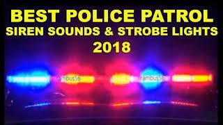 BEST Emergency Siren Sounds & Fast Strobe Lights Effects 2018 Police Car Patrol Ambulance Firetrucks