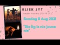 Kliek jy? Sondag 8 Augustus 2021. God se lig is nie joune nie....