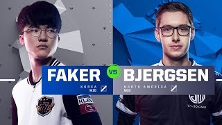 Faker vs. Bjergsen | Quarterfinals | 1v1 Tournament | 2017 All-Star Event