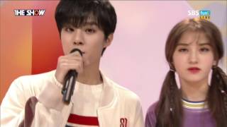 161101 SBS TheShow  I O I Somi+wooshin MC cut