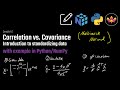 Correlation vs. Covariance | Standardization of Data | with example in Python/NumPy