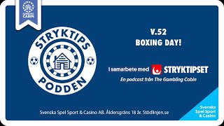 Stryktipset v.52 - Boxing Day!