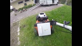 Tondeuse Stihl RM 650 V en tonte mulch