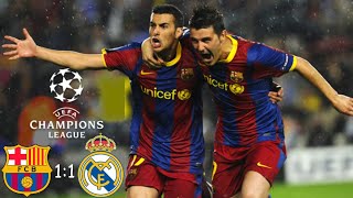FC Barcelona vs Real Madrid 2011 (1:1) - Semifinal Champions League PL