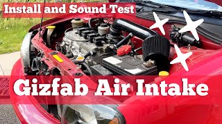 Micra K11 - GizFab Air Intake - Install and Sound Test