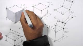 basic sketching techniques cubes