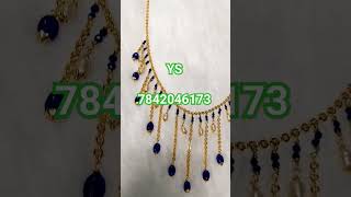 BLUE MASTI GOLD COPY NECKLACE