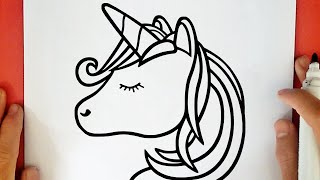 HOW TO DRAW A CUTE UNICORN