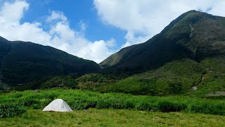 くじゅう連山登山　豪雨後、坊がつるテント泊　三俣山へ直登　撮影2023.8.19-20