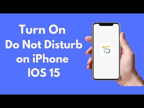 Where is 'Do Not Disturb' in iOS 15 on iPhone?