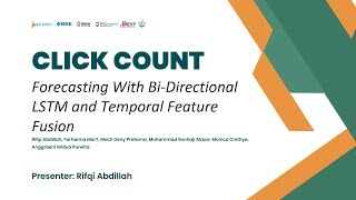 ICADEIS - Click Count Forecasting With Bi-Directional LSTM and Temporal Feature Fusion