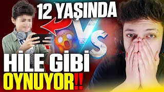 12 YAŞINDA E-SPORCU İLE VS ATTIM!! 😱 HİLE GİBİ FULL HS ATIYOR!! 😱 PUBG Mobile