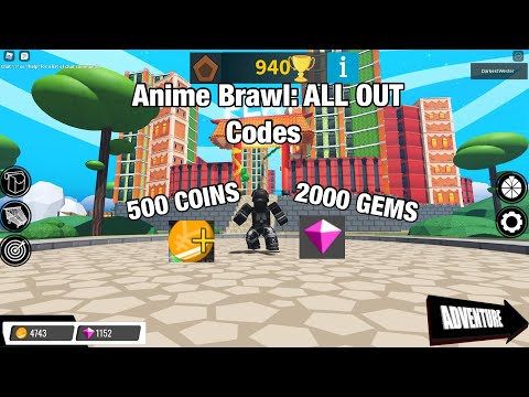 Anime Brawl: ALL OUT Codes (Roblox) Codes in description
