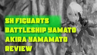 SH Figuarts Akira Yamamoto Review in 4K Space Battleship Yamato Starblazers 2202 Action Figure