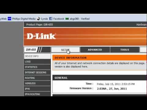 Adding a Name (SSID) and Password to a D-link Router Adding a Name (SSID) and Password to a D-link Router
