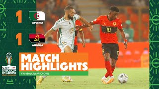 HIGHLIGHTS - Algeria vs Angola | ملخص مباراة الجزائر وانجولا (1-1) #TotalEnergiesAFCON2023