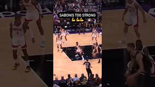 Sabonis firing up the Rockets 🔥#shorts NBA