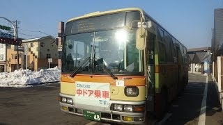 【3DFHD】津久井神奈交バス 除籍済 T-1(FUSO AERO MIDI MK) [湖28] 相模湖駅