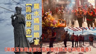 [古董VIOG]EP4 高高興興帶著媽祖婆回娘家  高雄玉旨龍皇宮\u0026台中李家天上聖母往豐原鎮清宮謁祖進香