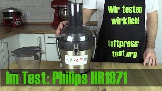 Philips HR1871/10 im Entsafter Test