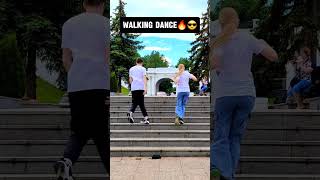 Walking dance 🔥😎 #shuffle #dance #shuffledance