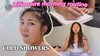 I tried the 1 billion dollar morning routine for 3 days (LIFE CHANGING)