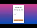 Multi Step Form with Step Progress Bar in HTML CSS & JavaScript
