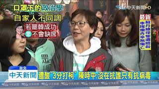 20200309中天新聞　柯P酸「7分防疫3分打柯」！　陳時中9字回敬