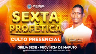 🔴 Sexta Profética | O SENHOR SE AGRADA DE TI | PASTOR ISBA - 17.01.2025