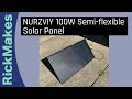 NURZVIY 100W Semi-flexible Solar Panel