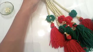 उन के फूलो से दीवार सजाए। DIY Wall Hanging Craft Ideas with Wool, Wall Decoration Ideas, Wool Flower