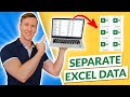 Split Excel Data into Multiple Files by Column Values using Python (fast & easy)