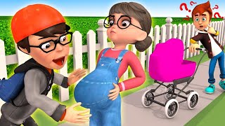 Scary Teacher 3D - Nick Love Tani - Nick and Tani have a Baby - Scary Teacher 3D Animation