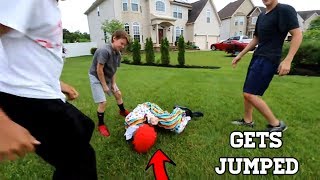 I JUMPED A KILLER CLOWN! *HE TRIED TO KILL ME*