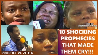 10 SHOCKING PROPHECIES WITH STUNNING ACCURACY! (That Actually Made these People Cry) | PROPHET ZITHA