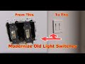 How To Change A Light Switch / Beginners Step By Step Tutorial