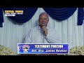 JMCIM | Testimony Portion | Bel. Bro. James Newton | June 27, 2021