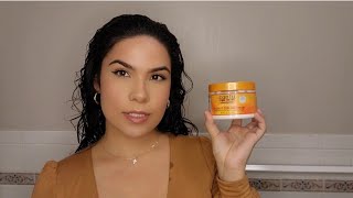 Cantu curly hair routine \u0026 new curly hair products ✨️ #curlyhair #dryscalp #haircare #cantu #curls