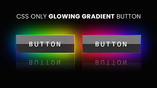 CSS Glowing Gradient Button Border Animation Effects | Html CSS only Neon light Effect