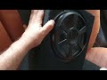 under seat subwoofer review installation