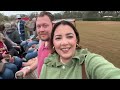 feeding scottish highland cows in florida cow creek farm